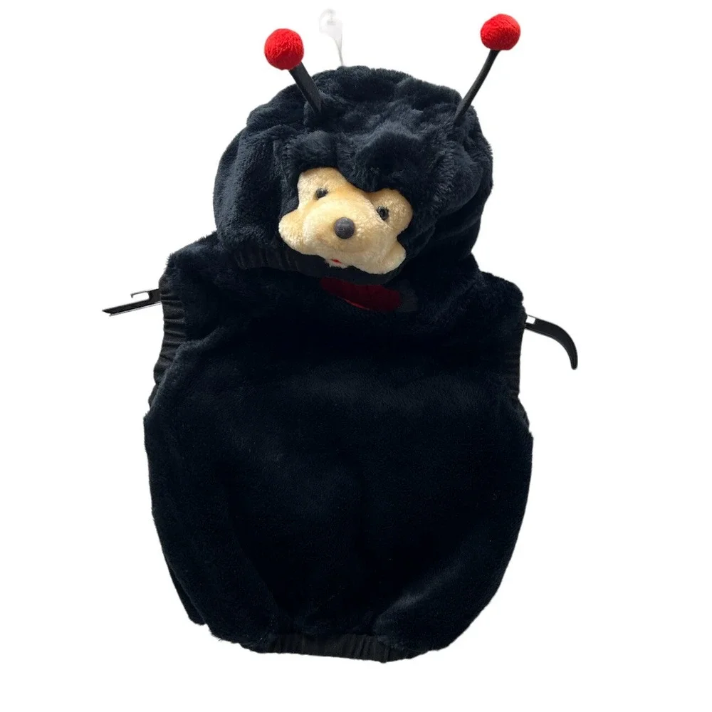 Toddler Costume Ladybug Insect Bubble Costume Pretend Play Size 12-24 Months Red